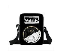 (xkbateez24cw)Bolso bandolera con estampado de Kpop ATEEZ de la banda coreana, bolso cruzado "Break the Wall"