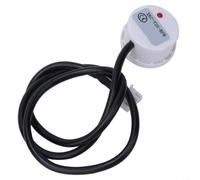 XKC-Y25 Sensor capacitivo de nivel de agua sin contacto para tuberías no metálicas, salida de 12 V/24 V, detector antiinterferencias de alta estabilidad para líquidos ácidos, material ABS, 1 paquete