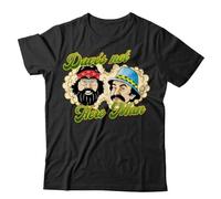 XKDSERTUTK Dave's Not Here Man T Shirt Unisex Cheech and Chong Stoner 70s 80s Fathers DayBlackM