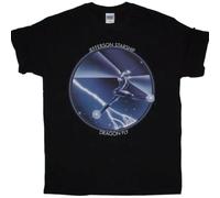 XKDSERTUTK Jefferson Starship Dragon F 1974 T-SHIRTBlackXXL