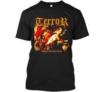 XKDSERTUTK NWT Terror Always The Hard Way American Beatdown Hardcore Band T-ShirtBlackXXL