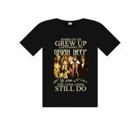 XKDSERTUTK Some of Us Grew Up Listening to Uriah Heep T-ShirtBlackM