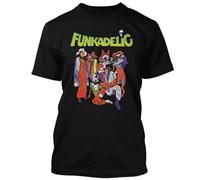 XKDSERTUTK The Whole Funk & Nothing but The Funk Funkadelic Shirt Parliament George ClintonBlackXXL