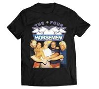 XKDSERTUTK Vintage The Four Horsemen Men T-Shirt Unisex All SizesBlackXXL