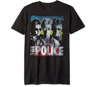 XKDSERTUTK Vintage The Police Band Gift For Fans Cotton All Size Unisex ShirtBlackM