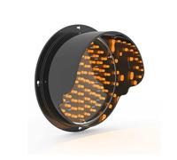 XKEDNMF Semáforo LED de 12/24 V CC, luz de estacionamiento for Muelle de Carga, luz de Advertencia de Pared Impermeable IP67, for Carreteras, peajes y terminales.(Yellow,125mm/5in)