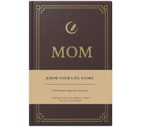 XKFCFC Diario de cuero con texto en inglés «Mom I Want to Know Your Life» (tapa dura): regalo de recuerdo para mamá en el día de la madre, cumpleaños y Navidad, diario de historias de vida guiada
