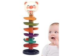 XKids Rolling Ball Drop Tower per Bambini A 5 Strati Torre Corre con Rampe Vorticose E 4 Palle Di Sviluppo Educativo Giocattoli per Bambini Rolling Ball GLIP Tower per Piccoli