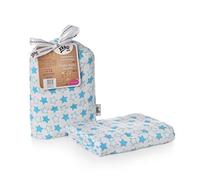XKKO BMB Wrap 120x120 - Little Stars Cyan