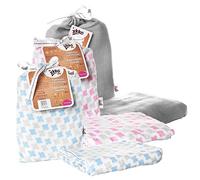 XKKO BMB wrap 120x120 - Scandinavian Baby Pink Chevron