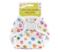 XKKO - Cubrepañales (PUL) - Newborn (2-4 kg) - Lunares acuarelables