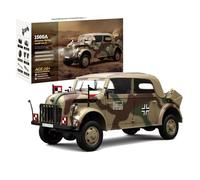 XKlemBauklode Modelo de vehículo de comando RC 1/18 para adultos, 2.4G 6WD eléctrico cepillado simulación vehículos militares, regalo para adolescentes y adultos