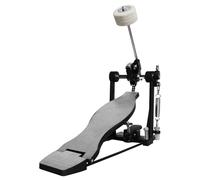 Xkorce Pedal de bombo pedal de bombo de una sola cadena, pedal de percusión con cabezal de batidor ajustable para instrumentos de batería electrónica