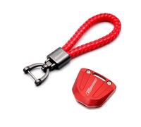 XKPPCSCPZ Moto Llaveros Accesorios Universales para Motocic para C650sport C650 Sport Universal Todo El Año CNC Key Cover Case Shell Protección Decoración Accesorios De La Motocicleta(1 Set Red (B))