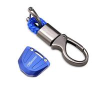 XKPPCSCPZ Moto Llaveros Accesorios Universales para Motocic para C650sport C650 Sport Universal Todo El Año CNC Key Cover Case Shell Protección Decoración Accesorios De La Motocicleta(1 Set Blue (A))