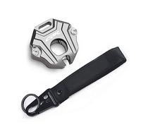XKPPCSCPZ Moto Llaveros Accesorios Universales para Motocic Para Hon@&da CBR 650R CBR650R CBR500R CBR600F CBR600RR CBR1000RR CBR250RR Motocicleta Llave Funda Funda Llavero Accesorios(A set titanium)