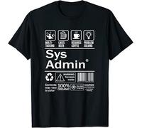 XKPPYRTT Limited System Administrator Product Label Unix Linux T ShirtBlackXL