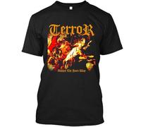 XKPPYRTT NWT Terror Always The Hard Way American Beatdown Hardcore T Shirt BlackM