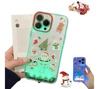 XKrmp Christmas Light-Up Phone Case with Incoming Call LED Flash, Shockproof Protective Cover for iPhone 11 to 17, for Women Men and Kids of All Ages (#1,For iPhone 15 Plus)
