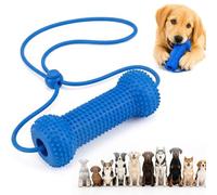 XKrmp Dual-Action Dog Teeth Cleaning Toy, Wearable Dental Chew Block with Head Strap, Pet Toothbrush Companion Tool for Small Medium Large Breeds (1Pc)