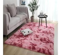 XKrmp Gradient Color Plush Floor Mat, Soft Rainbow Rug for Kids Playroom, Fluffy Shaggy Carpets for Girls Bedroom, Colorful Pastel Area Rugs for Nursery & Home Decor (C,39.37″ x 62.99″)