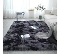 XKrmp Gradient Color Plush Floor Mat, Soft Rainbow Rug for Kids Playroom, Fluffy Shaggy Carpets for Girls Bedroom, Colorful Pastel Area Rugs for Nursery & Home Decor (F,62.99″ x 90.55″)