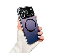 XKrmp Gradient Glass-Gloss Case for iPhone 17 Pro MAX, Full Camera Lens Protector, Shockproof Airbag for Ultimate Drop and Scratch Protection (G,For iPhone 15 Plus)