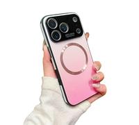 XKrmp Gradient Glass-Gloss Case for iPhone 17 Pro MAX, Full Camera Lens Protector, Shockproof Airbag for Ultimate Drop and Scratch Protection (B,For iPhone 17 Pro MAX)