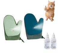 XKrmp Grooming Mist Glove for Pets, Thickened Strong Pet Spray Gloves - Anti Static, No Fly Away Hair, Loose Hair Removal & Detangling, for Cats & Dogs (Mixed#3)
