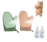 XKrmp Grooming Mist Glove for Pets, Thickened Strong Pet Spray Gloves - Anti Static, No Fly Away Hair, Loose Hair Removal & Detangling, for Cats & Dogs (Mixed#2)
