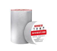 XKrmp Heavy Duty Aluminum Foil Waterproof Tape, Waterproof Metal Ducting Tape for High Temperature HVAC Ductwork, Dryer Vent Insulation, Furnace Sealing & Patching (5CM W,5M L)