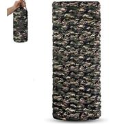 XKrmp Inflatable Sleeping Pad for Camping with Built-in Pump, 3.1" Ultra-Thick Travel Air Mattress, 1.8lbs Lightweight Portable Backpacking Tent Bed, Waterproof 40D Nylon Lounge Mat (C)