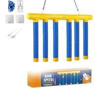 XKrmp Reflex Game Falling Sticks, Electronic Catching Sticks Game with 3 Speed Levels, Hand-Eye Coordination Training Toy, Fun Family Party Games for Kids and Adults