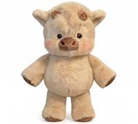 XKrmp Running Highland Cow Plush - Interactive Moving Legs Stuffed Animal for Adult Stress Relief & Desk Decor, Ultra-Soft Fluffy Companion, 17.7" (1PC)