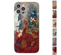 XKrmp Rusty Phone Case, Vintage Rust Look Industrial Iron Phone Case - Shockproof TPU Cover with Glossy Finish, for iPhone 16/15/14/13/12/11 Pro MAX (#4,for iPhone 16 Pro)