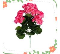 XKrmp Spring Porch Refresh Artificial Hydrangea Flowers, UV Resistant Silk Floral Stems for Outdoor Planters, 16-Inch Faux Fake Plants for Window Box, Garden & Home Wedding Decor, 6/8/10 Pcs (H,6Pcs)