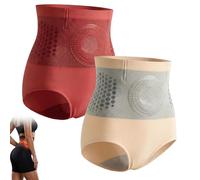 XKrmp Thermogenic Fat Burning Sculpting Shorts-High Waist Tummy Control Shapewear,Seamless Butt Lifting Yoga Pants for Women (N+R,XL)