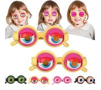 XKrmp Winking Blinking Glasses, Kinetic Crazy Eyes with Adjustable Strap, Funny Prank Prop, Novelty Gag Gifts & Silly Party Favors for Men Women (Mixed# 1)