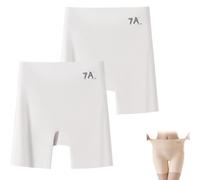 XKrmp Women's Underwear Tummy Control - 7A-Grade Ice Silk Tummy Control & Butt Lift Panties, Invisible & Breathable (2Pcs#1,XL)