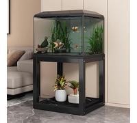 XKSJCDR Soporte for Acuario, Mesa for Pecera, Estructura De Acero Reforzado, Tablero Grueso, Accesorios De Ferretería, Apto for Salones Domésticos(60x30x70cm(23.6x11.8x27.5in))