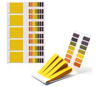 XKSOCT 6 Piezas Tiras de pH - 480 Piezas Tiras reactivas de Valor de pH, Rango de medición 1-14, Papel tornasol, Papel indicador para Zumo de Limón, Jabón Hidratante etc (6X Paquete de 80)