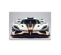 XKUGA Póster clásico de Supercar One 1 Roadster Hypercars, pintura decorativa en lienzo para pared e impresión artística moderna de decoración de dormitorio familiar, pósteres de 20 x 30 pulgadas (50