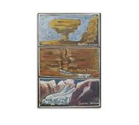 XKUGA Póster de geología, desastres naturales, erosión, pintura decorativa, lienzo, pósteres de pared e impresión artística moderna para decoración de dormitorio familiar, pósteres de 20 x 30 pulgadas