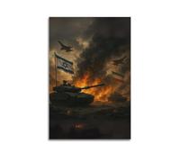 XKUGA Póster de solidaridad contra la guerra, catástrofe palestina de Gaza, impresiones en lienzo decorativo moderno, arte de pared ideal para familia, cueva de hombre, sala de juegos, dormitorio de