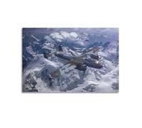 XKUGA Póster vintage de avión militar Do17 Z-7, póster decorativo de avión de bombardeo alemán, lienzo para pared e impresión artística moderna, decoración de dormitorio familiar, pósteres de 20 x 30