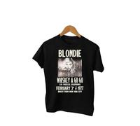 XKYYPOORWW Blondie 1977 Short Sleeve T-shirtBlack3XL