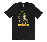 XKYYPOORWW Control Janet Jackson T-Shirt 90's R&B World Tour Rhythm Nation EscapadeBlackXXL