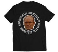 XKYYPOORWW Funny Slogan T-Shirt That 70's Show Red Forman Topher Grace Mila KunisBlackS