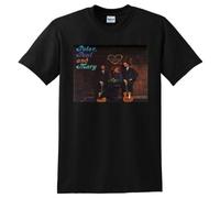 XKYYPOORWW If I Had My Way Peter Paul and Mary Vintage This Train Lemon Tree Folk T ShirtBlackXL