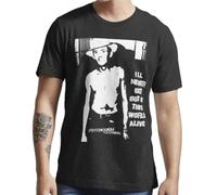 XKYYPOORWW I'Ll Never Get out of This World Alive Country Song T-Shirt Hank Williams RetroBlackM